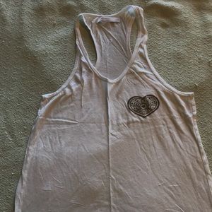 Spiritual gangster heart tank, white, small, NWOT